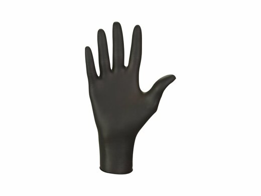 Nitrilové rukavice Mercator Nitrylex black (M-XL)